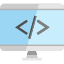 Code brackets icon