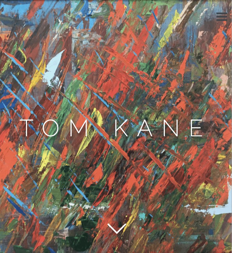 Tom Kane Art eCommerce screenshot